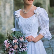 Rosettes Around Top of Sleeves