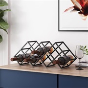 Geometric Wine Rack
