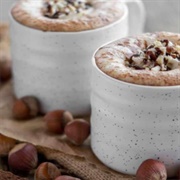 Mocha Boba Tea With Cotton Candy Boba