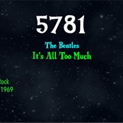 #8876 It's All Too Much by the Beatles