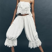 Bride Wearing Bloomer-Style Pants