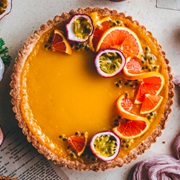 Orange Passion Fruit Tart