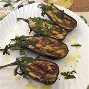 Roasted Miniature Aubergines