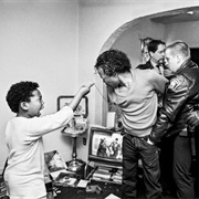 Boy Confronts Violent Father (Donna Ferrato)