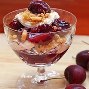 Cherry Cheesecake Sundae