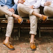 Deck Shoes on Groomsmen