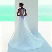 Flowers on Middle Back of Bodice