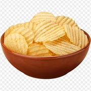 Ridged Potato Chips