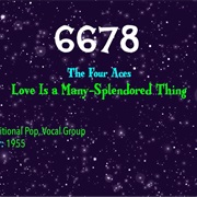#9061 Love Is a Many Splendored Thing by the Four Aces