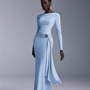 Waist Sash Draped to Side