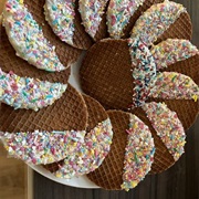 Sprinkled Stroopwafels