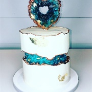 Geode Fault Line Cake