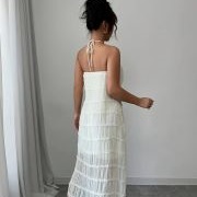 Halter Top, Thin Bow Back of Neck