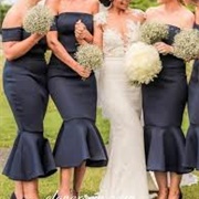 Large Ruffle Bottom on Dress