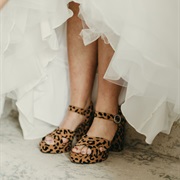 Animal Print Bridal Shoes