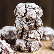 Vegan Chocolate Crinkle Cookie