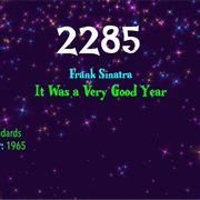 #7919 It Was a Very Good Year by Frank Sinatra