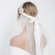Veil Attached to Fabric Headband