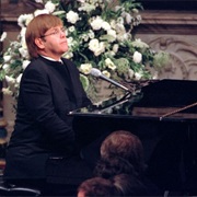 Elton John Performs at Princess Diana's Funeral 1997