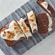 Walnut Bread With Chocolate Cream Cheese Frosting