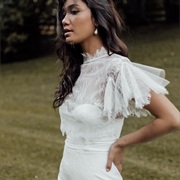 Ruffle Pleated Flutter Sleeves