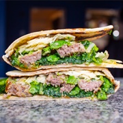 Garlic and Olive Oil Piada Taco