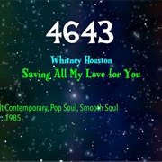 #8566 Saving All My Love for You by Whitney Houston