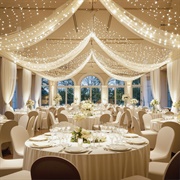 Drapery With Lights Decor