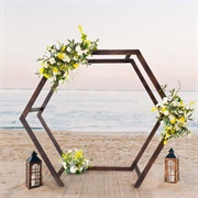 Hexagon Wedding Arch