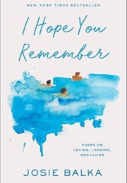 I Hope You Remember: Poems on Loving, Longing, and Living (Balka, Josie)