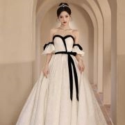 Colored Trim on Bodice