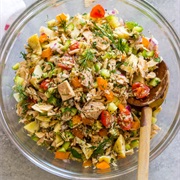 Tuna and Red Bell Pepper Salad