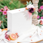 Tall Rectangle Wedding Cake