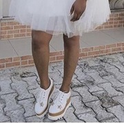 Bride Wearing Sneakers