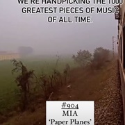 #904 Paper Planes by MIA