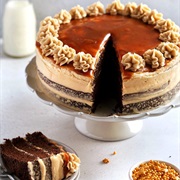 Salted Caramel Cappuccino Cake