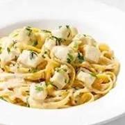 Garlic Cream Fettuccine