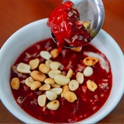 Tiết Canh (Raw Blood Pudding)