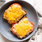 Bread With Melted Marble Cheddar