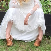 Clogs With Wedding Dress