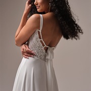 Ribbon-Loop Detailing for Sash on Dress