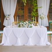 Drapery Style Table Coverings