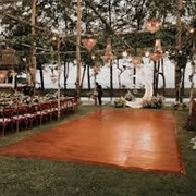 Hardwood Dance Floor at Wedding
