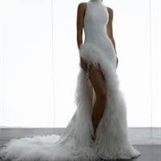 Feathered Leg Opening