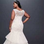 Illusion Back on Wedding Dress