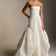 Draped Pickups on Skirt