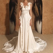 Vertical Ruffles From Hips