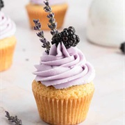 Blackberry Lavender Cupcakes