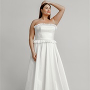 Small Ruffle Around Bustline and Waist