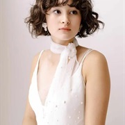 Scarf Tied Around Front Side of Neck